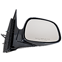 Passenger Side Mirror, Power, Manual Folding, Non-Heated, Paintable, No Signal Light, No Memory, No Puddle Light, No Auto-Dimming, No Blind Spot Feature