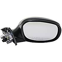 Passenger Side Mirror, Power, Manual Folding, Heated, Paintable, Without Signal Light, Memory, Puddle Light, Auto-Dimming, and Blind Spot Feature, Wagon, For Models Without Shadow Line