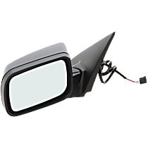 Driver Side Mirror, Power, Manual Folding, Non-Heated, Paintable, Without Signal Light, Without memory, Without Puddle Light, Without Auto-Dimming, Without Blind Spot Feature, 3-Wire Connector