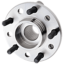 Front, Driver or Passenger Side Wheel Hub, 5 Lugs, With Bearing