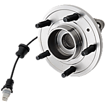 Rear, Driver or Passenger Side Wheel Hub, 5 Lugs, With Bearing