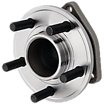 Front, Driver or Passenger Side Wheel Hub, with Bearing, Rear Wheel Drive