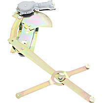 Front, Passenger Side Power Window Regulator, With Motor