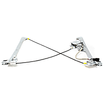 Front, Driver Side Power Window Regulator, With Motor
