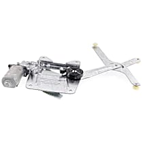 Front, Passenger Side Power Window Regulator, With Motor