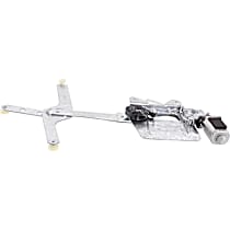 Front, Driver Side Power Window Regulator, With Motor