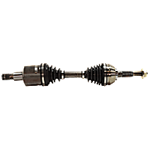 Front, Driver Side Axle Assembly, Four Wheel Drive, Without High Wider Package (Zr2), 4.3L 6Cyl, New, 4WD