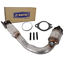 Front Catalytic Converter, 4 Cyl 2.4L, Federal EPA Standard, 46-State Legal (Cannot ship to CA, CO, NY or ME), Direct Fit, Direct JC Whitney Series