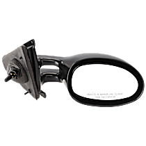 Passenger Side Mirror, Manual Adjust, Non-Heated, Paintable, Non-Folding, No Signal Light, No Blind Spot Feature, No Memory, No Puddle Light, No Auto-Dimming