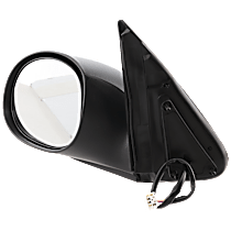 Driver Side Mirror, Wagon, Type 2, Power, Non-Heated, Textured Black, Non-Folding, No Signal Light, No Blind Spot Feature, No Memory, No Puddle Light, No Auto-Dimming