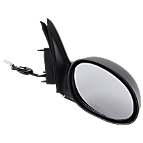 Passenger Side Mirror, Wagon, Type 2, Power, Non-Heated, Textured Black, Non-Folding, No Signal Light, No Blind Spot Feature, No Memory, No Puddle Light, No Auto-Dimming