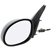 Driver Side Mirror, 4-Door, Wagon, Type 1, Manual Adjust, Non-Heated, Textured Black, Non-Folding, No Signal Light, No Blind Spot Feature, No Memory, No Puddle Light, No Auto-Dimming