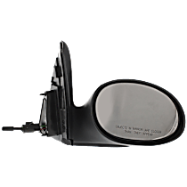 Passenger Side Mirror, 4-Door, Wagon, Type 1, Manual Adjust, Non-Heated, Textured Black, Non-Folding, No Signal Light, No Blind Spot Feature, No Memory, No Puddle Light, No Auto-Dimming