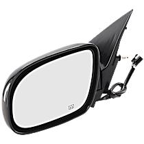 Driver Side Mirror, Power, Manual Folding, Heated, Paintable, No Signal Light, No Memory, No Puddle Light, No Auto-Dimming, No Blind Spot Feature