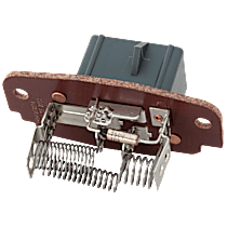 Blower Motor Resistor, without Auto. Temp Control, Resistor - Front