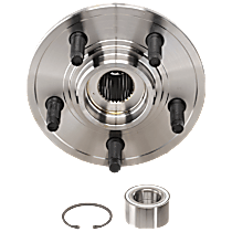 Rear, Driver or Passenger Side Wheel Hub, With Bearing, 5 x 4.5 in. Bolt Pattern