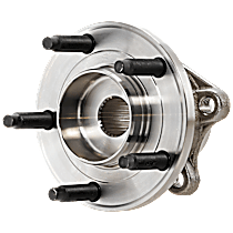Rear, Driver or Passenger Side Wheel Hub, All Wheel Drive, 5 Lugs, With Bearing, AWD