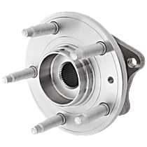 Rear, Driver or Passenger Side Wheel Hub, With Bearing, 5 x 4.5 in. Bolt Pattern, All Wheel Drive