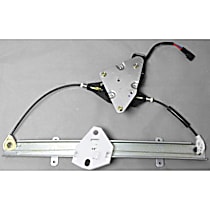 Front, Passenger Side Power Window Regulator, With Motor