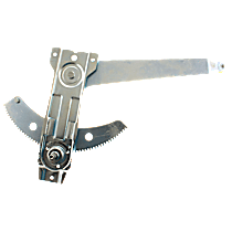 Front, Driver Side Manual Window Regulator, Hand-Crank Type