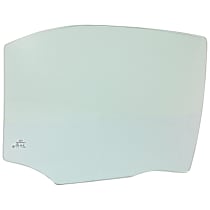 Rear, Passenger Side Door Glass, Green Tint, Without Clips, Replaces NAGS No. DD10923 GTNN