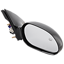Passenger Side Mirror, Power Adjust, Heated, Paintable, Non-Folding, No Signal Light, No Blind Spot Feature, No Memory, No Puddle Light, No Auto-Dimming, Sedan