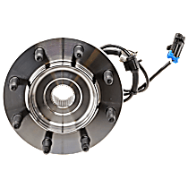 Front, Driver or Passenger Side Wheel Hub, with Bearing, with 8 Stud Hub, Four Wheel Drive