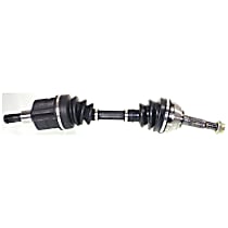 Front, Driver Side Axle Assembly, Four Wheel Drive, With High Wider Package (Zr2), 4.3L 6Cyl, New, 4WD