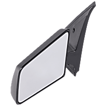 Driver Side Mirror, Manual Adjust, Non-Heated, Textured Black, Manual Folding, No Signal Light, No Blind Spot Feature, No Memory, No Puddle Light, No Auto-Dimming