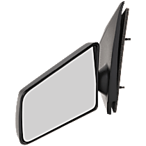 Driver Side Mirror, Manual Adjust, Non-Heated, Textured Black, Manual Folding, No Signal Light, No Blind Spot Feature, No Memory, No Puddle Light, No Auto-Dimming