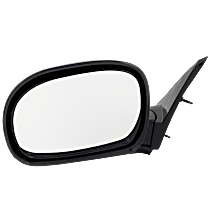 Driver Side Mirror, Manual Adjust, Manual Folding, Non-Heated, Paintable, No Signal Light, No Memory, No Puddle Light, No Auto-Dimming, No Blind Spot Feature
