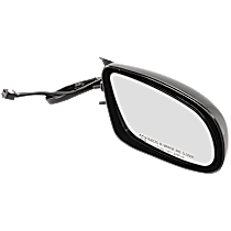 Passenger Side Mirror, Power, Manual Folding, Heated, Paintable, Without Signal Light, Without memory, Without Puddle Light, Without Auto-Dimming, Without Blind Spot Feature