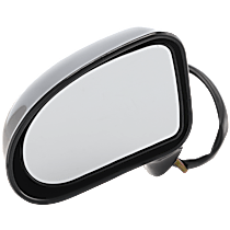 Driver Side Mirror, Power, Non-Folding, Non-Heated, Paintable, No Signal Light, No Memory, No Puddle Light, No Auto-Dimming, No Blind Spot Feature