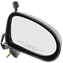 Passenger Side Mirror, Power, Non-Folding, Non-Heated, Paintable, No Signal Light, No Memory, No Puddle Light, No Auto-Dimming, No Blind Spot Feature