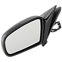 Driver Side Mirror, Power, Manual Folding, Non-Heated, Paintable, No Signal Light, No Memory, No Puddle Light, No Auto-Dimming, No Blind Spot Feature