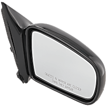 Passenger Side Mirror, Power, Manual Folding, Non-Heated, Paintable, No Signal Light, No Memory, No Puddle Light, No Auto-Dimming, No Blind Spot Feature