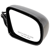 Passenger Side Mirror, Power, Non-Folding, Non-Heated, Paintable, No Signal Light, No Memory, No Puddle Light, No Auto-Dimming, No Blind Spot Feature