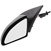 Driver Side Mirror, Manual Adjust, Non-Heated, Textured Black, Non-Folding, No Signal Light, No Blind Spot Feature, No Memory, No Puddle Light, No Auto-Dimming