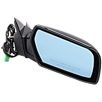 Passenger Side Mirror, Power, Manual Folding, Heated, Paintable, No Signal Light, With memory, No Puddle Light, No Auto-Dimming, No Blind Spot Feature
