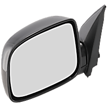 Driver Side Mirror, Manual Adjust, Manual Folding, Non-Heated, Paintable, No Signal Light, No Memory, No Puddle Light, No Auto-Dimming, No Blind Spot Feature