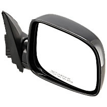 Passenger Side Mirror, Manual Adjust, Manual Folding, Non-Heated, Paintable, No Signal Light, No Memory, No Puddle Light, No Auto-Dimming, No Blind Spot Feature