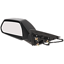 Driver Side Mirror, 4-Door, Sedan, Power Adjust, Heated, Paintable, Manual Folding, No Signal Light, No Blind Spot Feature, No Memory, No Puddle Light, No Auto-Dimming