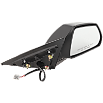 Passenger Side Mirror, 4-Door, Sedan, Power Adjust, Heated, Paintable, Manual Folding, No Signal Light, No Blind Spot Feature, No Memory, No Puddle Light, No Auto-Dimming