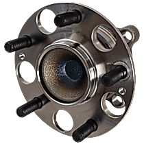 Rear, Driver or Passenger Side Wheel Hub, 5 Lugs, With Bearing