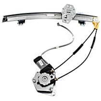 Front, Passenger Side Power Window Regulator, With Motor