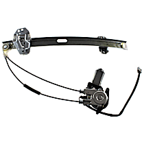 Wagon Front, Driver Side Power Window Regulator, With Motor