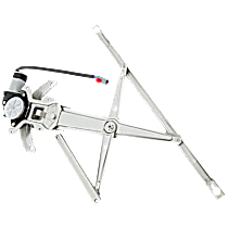Front, Passenger Side Power Window Regulator, With Motor