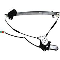 Front, Passenger Side Power Window Regulator, With Motor