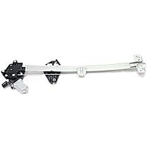 Front, Driver Side Power Window Regulator, With Motor