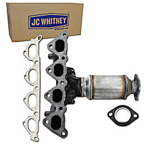 Front Catalytic Converter, 4 Cyl 2.0L, Federal EPA Standard, 46-State Legal (Cannot ship to CA, CO, NY or ME), Manual Transaxle, Manifold Converter, Straight Outlet, Direct Replacement Series